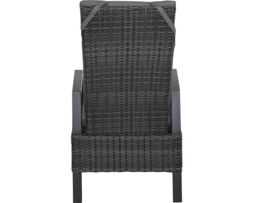 Gartensessel aus Rattan mit Kissen