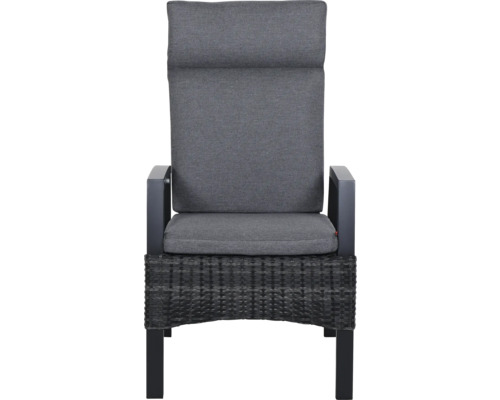 Gartensessel mit hoher Rückenlehne und Polster