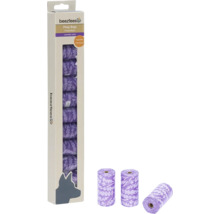 Beutel für Hundeabfall, Lavendelduft, biologisch abbaubar, in Spenderbox und Rollen