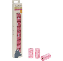 Beetztees Hundebeutel mit Rosenduft im Spender und als Rolle