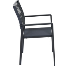 Chaise de jardin avec accoudoirs
