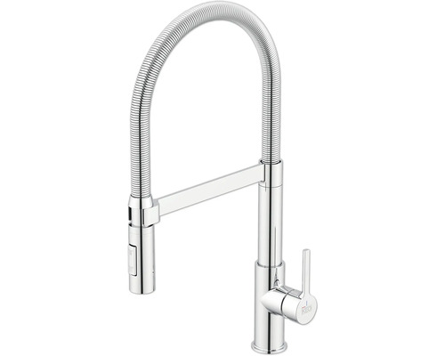 Küchenarmatur mit flexiblem Auslauf