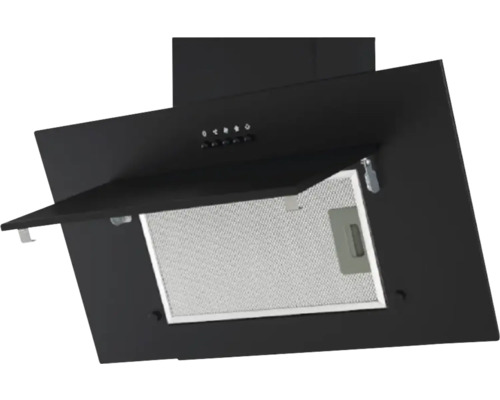 Hotte aspirante avec filtre ouvert pour la purification de l'air dans la cuisine