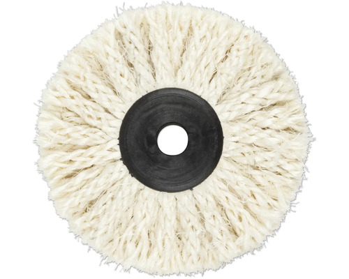 Chiffon de polissage en coton avec fixation
