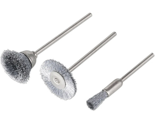 Drahtbürsten Set Wolfcraft 3-tlg