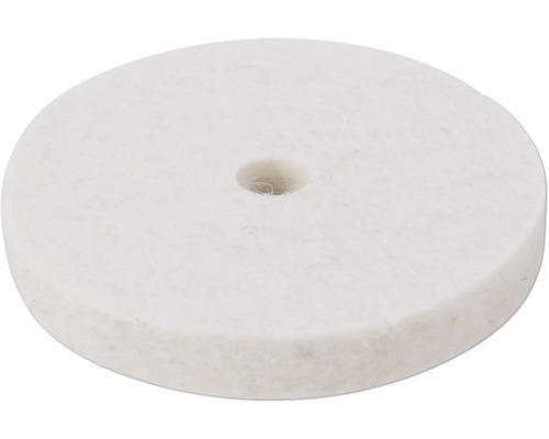 Polierscheibe aus Filz mit Bohrung