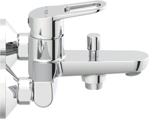 Robinet de baignoire apparent en métal