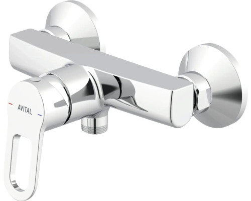 Mitigeur de douche apparent Avital en métal