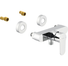 Robinet de douche apparent avec rosaces et raccords en S