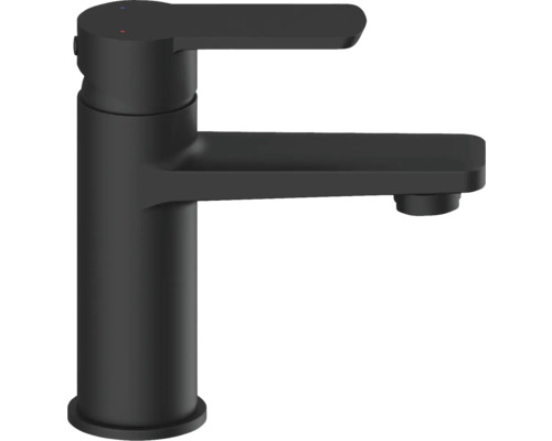 Schwarzer Waschtischmischer