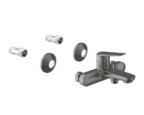 Robinet de baignoire apparent avec raccords et rosaces