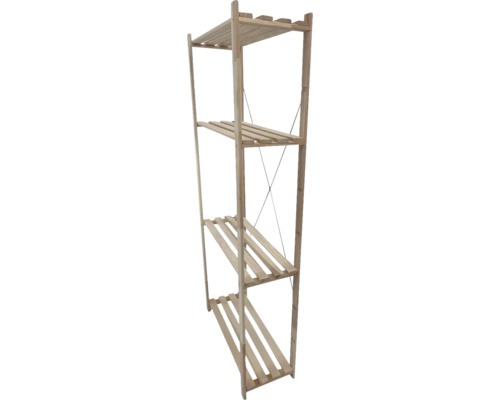 Holzregal mit vier Regalböden