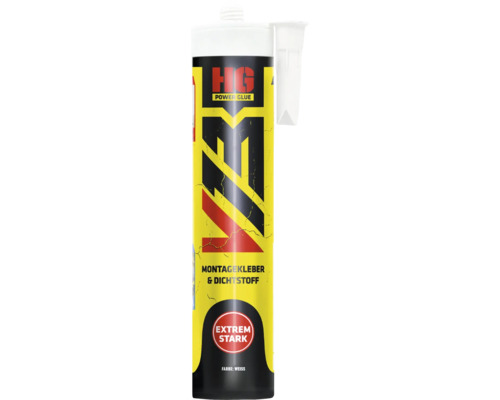 Colle de montage et mastic d''étanchéité en cartouche