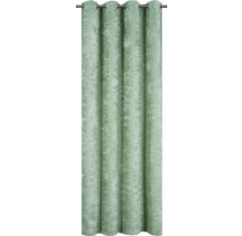 Gardine mit Ösenaufhängung an einer Gardinenstange