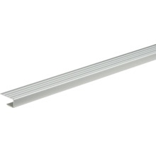 Profilé de bordure d''escalier en aluminium avec rainures