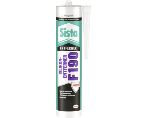 Sista F190 dissolvant de silicone en cartouche