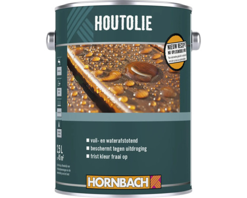 Holzöl in einer 2,5 Liter Dose zum Schutz und zur Pflege von Holzoberflächen