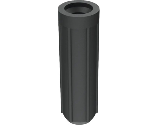 Tuyau de descente gris foncé en plastique