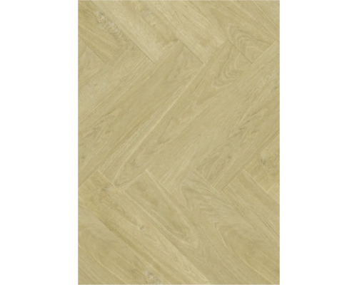 Carreaux aspect bois clair, motif à chevrons