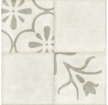 Carreau carré avec motif floral