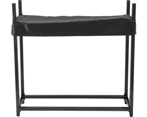 Holzlagerregal mit Abdeckung