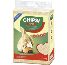 CHIPSI Super Kleintierstreu aus Weichholz-Feingranulat, 3,4 Kilogramm Packung
