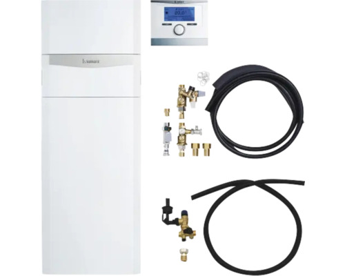 Chaudière à gaz à condensation Vaillant paquet 1.327/5 ecoCOMPACT VSC 146/4-5 90 E, VRC 700/6 0010029734 Installation de chauffage Vaillant avec accessoires