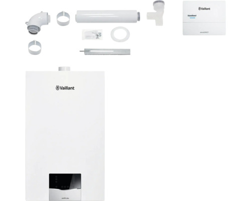 Vaillant ecoTEC plus Gas-Brennwerttherme mit Zubehör