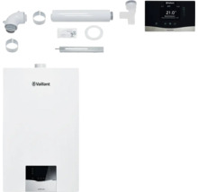 Vaillant ecoTEC plus Gas-Brennwerttherme mit Zubehör und Vaillant Logo