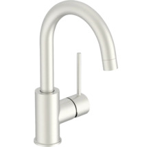 Robinet de lavabo avec bec haut et mitigeur monocommande