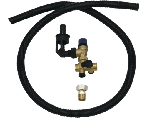 Kit de raccordement pour radiateur avec tuyau ondulé