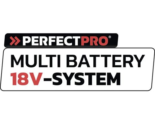Logo Perfectpro, système multi batterie 18 volts