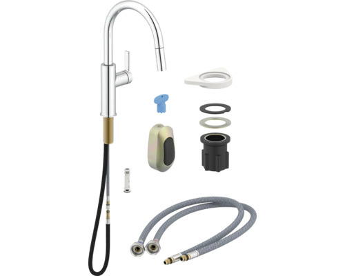 Robinet de cuisine avec accessoires