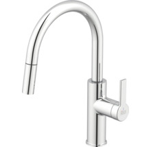 Robinet de cuisine avec bec haut et douchette extractible