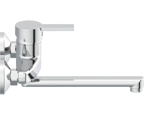 Wandarmatur aus Metall