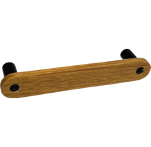 Poignée de meuble en bois avec vis