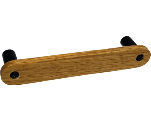 Poignée de meuble en bois avec vis