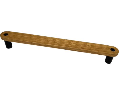 Poignée de meuble en bois avec pieds de fixation