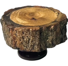 Décoration tronc d''arbre sur socle