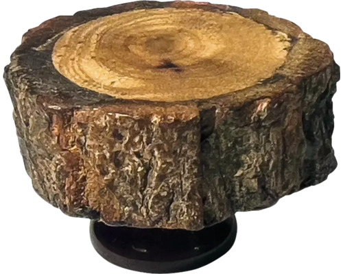 Décoration tronc d''arbre sur socle