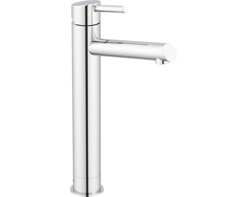Robinet de lavabo AVITAL pour vasque à poser LIMA ECO CoolStart montage rapide par dessus "Topfix" à économie d'eau chrome Mitigeur de lavabo haut en métal