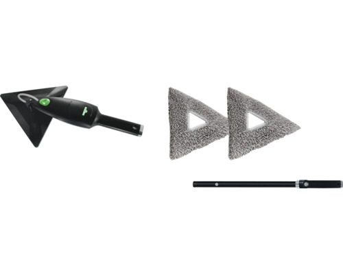 Leifheit Set de balai Picobello XL microfibre avec deux housses de balai et manche télescopique