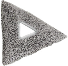 Tête de balai triangulaire en microfibre avec ouverture