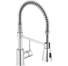 Robinet de cuisine avec ressort spiralé