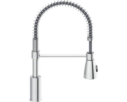 Robinet de cuisine avec ressort spiralé