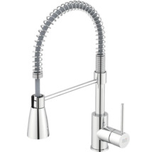 Robinet de cuisine avec ressort spiralé et bec