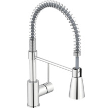 Robinet de cuisine avec ressort spiralé