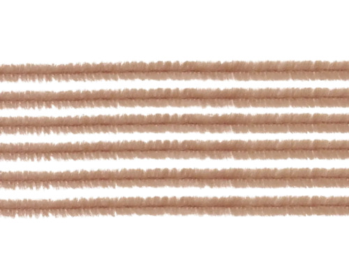 Biegeplüsch 50 cm braun 8 mm 10 Stück Nahaufnahme von braunem Kordstoff mit horizontalen Rippen