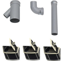 Tuyaux d'évacuation et bacs à condensats pour climatiseurs