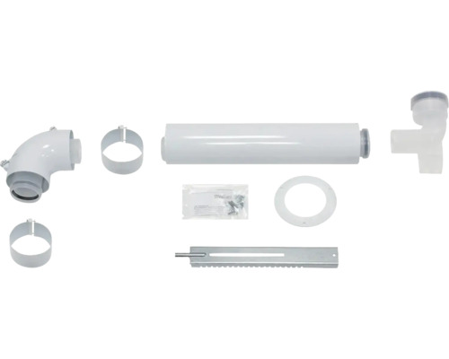 Vaillant Abgaszubehör-Set mit Rohren, Bögen, Schellen und Befestigungsmaterial